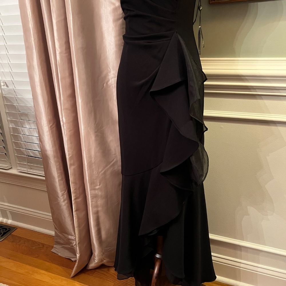 Adrianna Papell Black wedding guest maxi - Picture 7 of 10